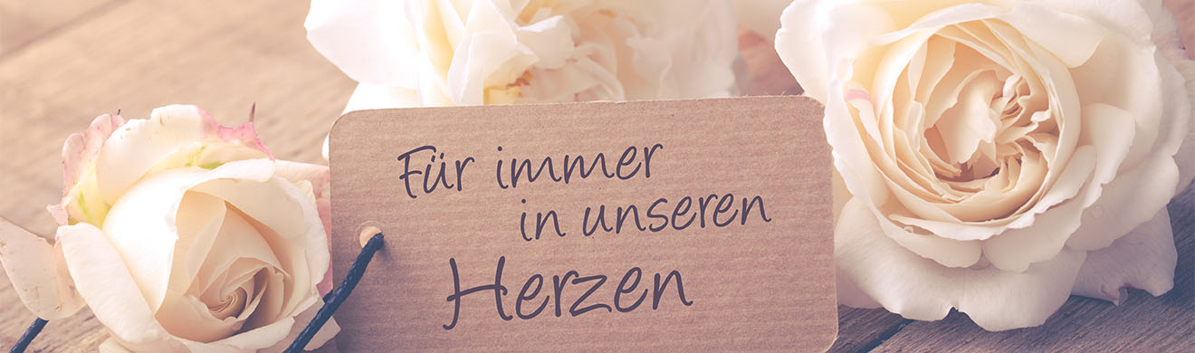 Trauer um den Tod eines lieben Angehörigen in Aachen